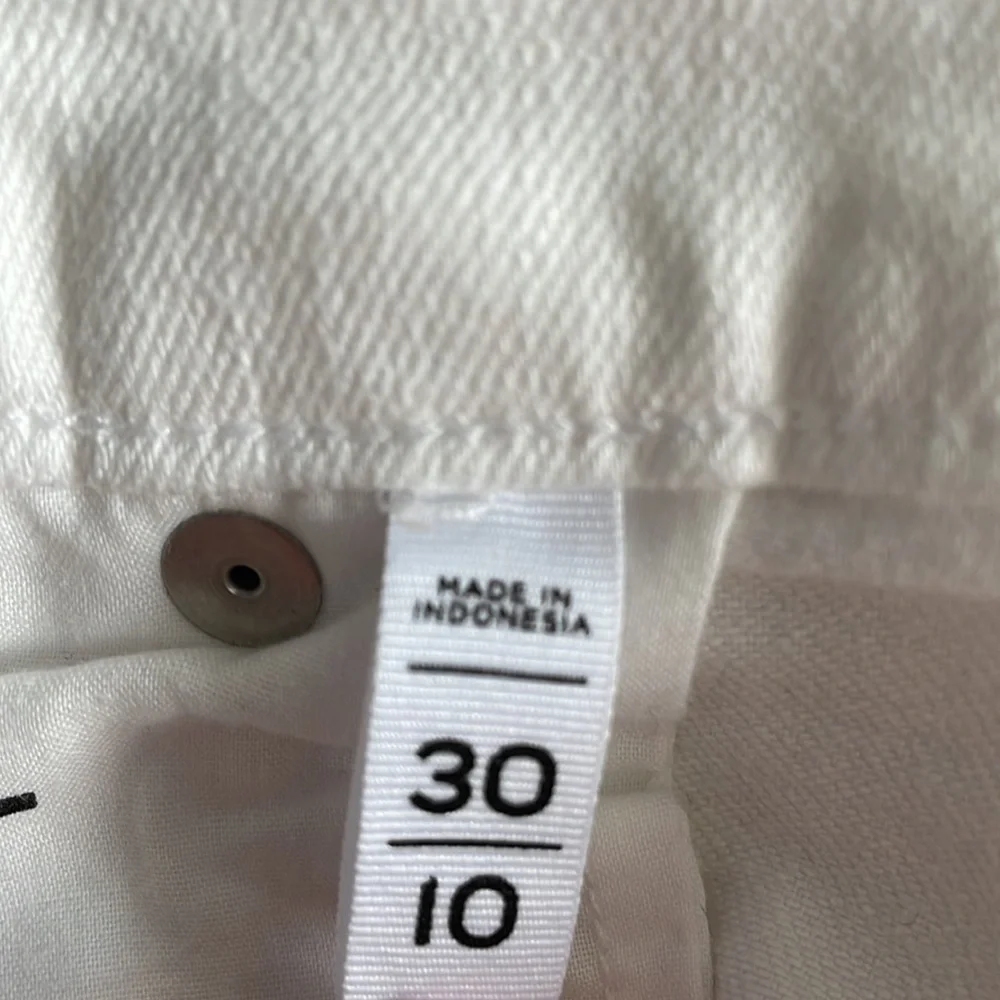 LOFT white denim shorts - Picture 3 of 7